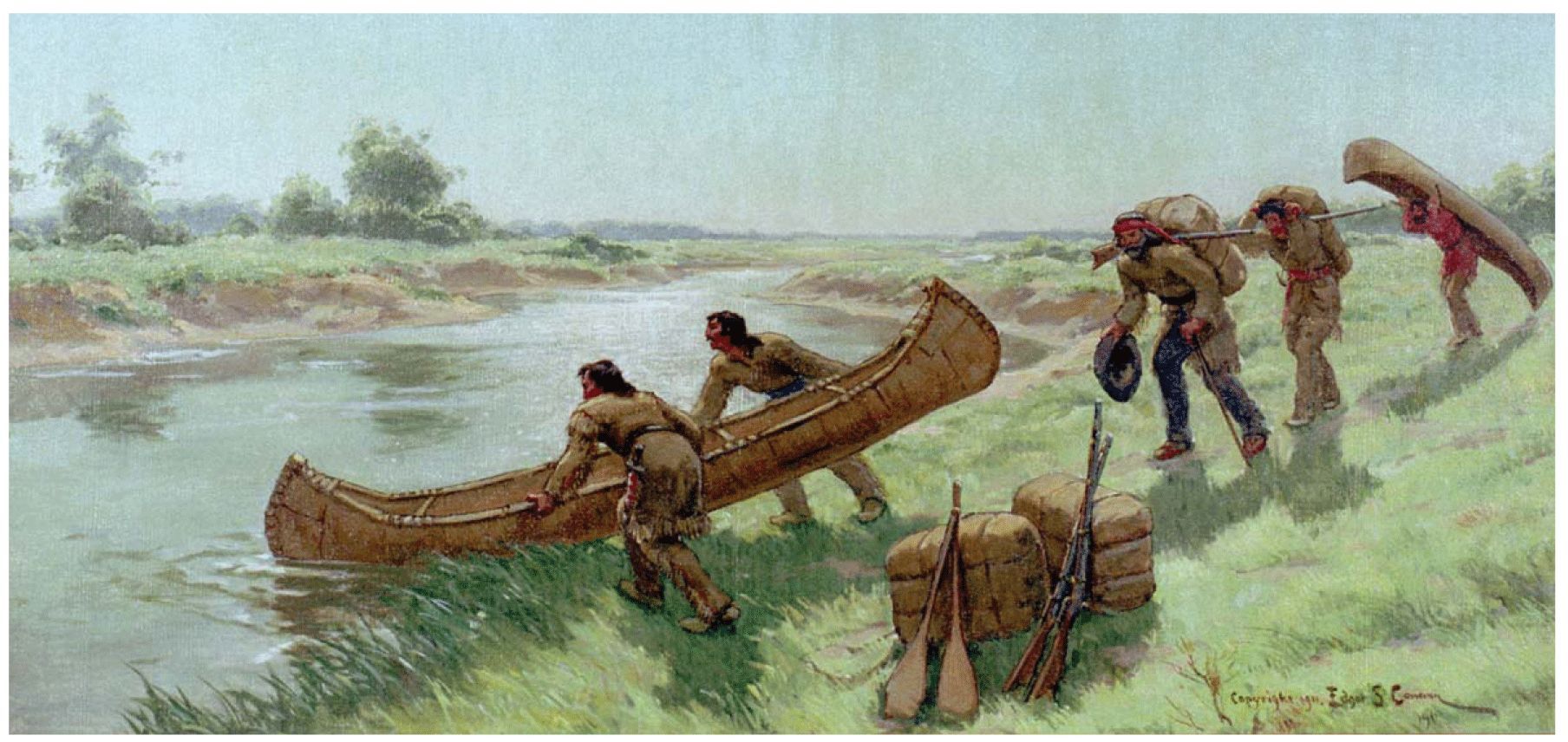 “The Chicago Portage” by Edgar Spier Cameron